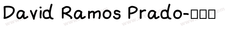 David Ramos Prado字体转换